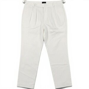 Todd Snyder Cream Pleated Chinos